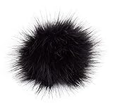 Pro Lana Fell Pompon mit Druckknopf black, 135-2782040-000007, 12 - 14