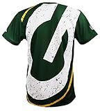 New Era Green Bay Packers T Shirt/Tee Big Logo Back Green - 4XL