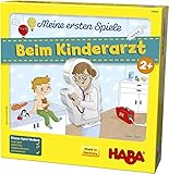 HABA 304648 - Meine ersten Spiele – Beim Kinderarzt, Lern- und Memospiel für 1-4 Spieler ab 2 Jahren, bereitet spielerisch auf den Artzb