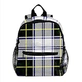 XiangHeFu Reiserucksack für Mädchen Jungen Schule Daypack Outdoor Walk bag Gord auf Kleid Tartan Plaid Bedruckter Sackpack