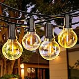 LED Lichterkette Außen, 9.77M 26+2 G40 LEDs, IP44 Wasserdicht Glühbirne Retro für Party, Hochzeit, Haus, Garten, Patio und T
