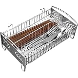 YDYBY Schubladenbesteck aus Edelstahl-Verstellbarer Schubladeneinsatz, Besteck Metall Aufbewahrungsbox, Küchenbesteck und Utensilienhalter, Besteckaufbewahrung