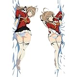 Woodr Amagi Brilliant Park. 3D Doppelseitig hohe Auflösung-Anime-Muster drucken Umarmt  Manga Kissenbezug ​150X50cm(59inx19.6in)