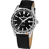 Jacques Lemans Herren-Uhren Analog Quarz One Size Schwarz 32016496