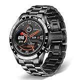 LHL Smartwatch Bluetooth-Anruf, Herzfrequenz, Merkmale Der Herren Multiple Sports, wasserdichte PK GT2 WACHTH Für Android Ios,E