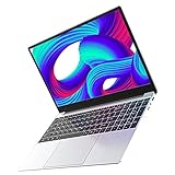 15,6 Zoll Laptop Notebook, Intel Celeron J3455 Quad Core CPU, Full HD IPS 1366 × 768 Display, 8 GB DDR3, 128 GB SSD, Gaming Laptop, WLAN