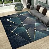 tische Wohnzimmer Tisch Wohnzimmer Wohnzimmer geometrischer Teppich rechteckig blau fusselarm maschinenwaschbar deko Schlafzimmer Teppich Pastell 160X200CM 5ft 3' X6ft 6.7'