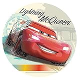 Dekora 231320 Disney Cars Tortenaufleger aus zuckerfreiem Esspapier-16 cm, 16