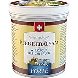 SwissMedicus - Pferdebalsam kühlend extra stark - Pferdesalbe Forte 500 ml - enthält 25 Kräuterextrakte inkl. Beinwell - Rosskastanie - Wacholder - Arnika - Eukalyp