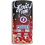 Epic Tube Booster | Energy Gaming Food Müsli | 100% Natürlich | 104 mg Guarana-Koffein + 122 mg Magnesium | Ohne Zusatzstoffe | für Gamer eSports mehr Konzentration Ausdauer - Power Starter 170 g