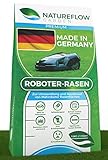 Premium Rasensamen für Mähroboter 10kg Made in Germany - Roboter Grassamen - Schnellkeimend und Vital - Selbstdüngend für pflegeleichten G