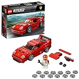 Lego 75890 Speed Champions Ferrari F40 Competizione, Bauset mit Rennfahrer-Minifigur, Fahrzeugspielzeuge für Kinder, Forza Horizon 4 Erweiterung