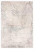 Carpeto Rugs Spinnennetz Geometrisch Vintage Teppich - Kurzflor - Weich Teppich für Wohnzimmer, Schlafzimmer, Esszimmer - ÖKO-TEX Wohnzimmerteppich - Teppiche - Beige - 240 x 330