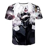 Tokyo Ghoul T-Shirt Männer Anime 3D Druck Männer Cool Casual T-Tops-20994_XXL