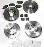 Autoparts-Online Set 60003731 Bremsscheiben 4-Loch Bremsen Bremsbeläge fü