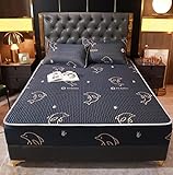 XLMHZP Extra Tiefe Spannbettlaken Queen, Winter Warm Fester Flanell Gummiband Spannbettlaken Matratzenbezug Super Weiches Queen King Size Bettlaken -gelb_150 * 200 cm + 30 cm (3 Stück)