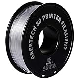 GEEETECH PETG Filament 1.75 mm 1kg Spool für 3D-Drucker, Transp