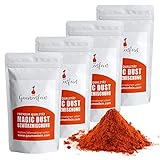 GAUMENFEIN® BBQ Magic Dust Pulver - Barbecue-Rub Gewürzmischung - 1000g 1kg (4x250g) - natürliche Premium Q