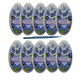 Hoffmann - Premium Aroma Kapseln Blueberry Mint | DIY Click Filter Kugeln| 10er-Pack | 1000 Kug