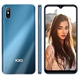 Smartphone ohne Vertrag Günstig 4G KXD D58 Handy mit Dual SIM 6,22 Zoll HD Bildschirm Android 9.0 Go 4000mAh Batterie 13MP+5MP Kameras 2GB RAM 32GB ROM, 3 in 1 Steckplatz, B