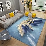 EUYXCRV 3D Teppiche, Wohnzimmer Und Schlafzimmer Teppiche, Fantasy Teppiche Für Jungen Und Kinderzimmer, Weicher Kristall Samtstoff 120 x 160