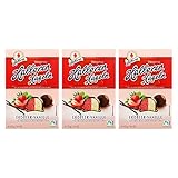 3er Pack Original Halloren Kugeln Erdbeer-Vanille (3 x 125 g) Hallorenkugeln Halloren Schok