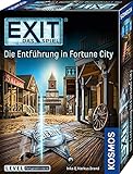 KOSMOS 680497 EXIT Das Spiel - Die Entführung in Fortune City, Level: Fortgeschrittene, Escape Room Spiel, für 1 bis 4 Spieler ab 12 Jahre, einmaliges Event-Spiel, spannendes Gesellschaftssp