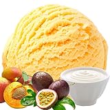 Joghurt Pfirsich Maracuja 333 g Gino Gelati Eispulver Geschmack für Ihre E