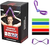 JSTC Oberschenkeltrainer Beintrainer [7er Set], Oberschenkel Trainingsgerät, Kraft-beintrainer, Adduktorentrainer, Zuhause Multifunktions Trainer für Bein Arm, mit Widerstandsbänder/Brust Exp