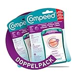 Compeed Herpesbläschen Patch - mit Applikator - für beschleunigte Wundenheilung – gegen Herpes im Gesicht - 2x 15er Pack