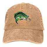 Ruoruo Basecap für Erwachsene, Unisex, verstellbar, für Bass, Angeln - - Einheitsgröß