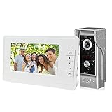 LIBO 7'Video Gegensprechanlage verdrahtete Home Video Türsprechanlage, EIN Indoor-Monitor mit Einer Outdoor-Kamera, wasserdicht Rainproof IR Nachtsicht, Zwei-Weg