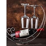 Mundgeblasene Bordeaux-weingläser Im Italienischen Stil, Tolle Geschenkverpackung, Rotweingläser, Bleifreies, Kristallklares Premium-glas, Weingläser-set Mit 2–6 Stück,2pcs+Wine Rack