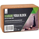Zen Power Yoga Block aus 100% Kork, Übungshilfe für Yoga und Pilates, 10 x 15 x 22 cm, leicht, griffig, umweltfreundlich, vielseitig verwendbar, Yoga Zubehör, M