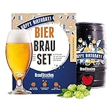 BrauFässchen Bierbrauset zum selber Brauen | Geburtstagsbier im 5L Fass | Leckeres Bier In 7 Tagen gebraut | Perfektes Männergeschenk