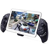 iPega PG-9023 Kabelloser Gamepad Game-Controller, ausziehbarer Teleskop-Joystick für 5-10-Zoll-Tablets Handys, kompatibel mit PC, Android, Samsung Galaxy Tab S3 S2 Note 9 Galaxy S9+ S8+ Lenovo Huaw