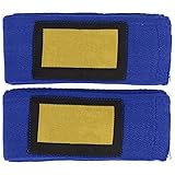 Bderkz 1 Paar Boxhandbandagen Verband Baumwolle Muay Thai Arts Elastische Handbandagen für Männer Frauen für Boxen Kickboxen(Blau)