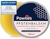 Pawlie's® Pfoten-Balsam für Hund & Katze - sanfte Heilung - Pfoten-Pflege - Pfoten-Schutz mit Bienenwachs & Jojobaöl - Pfötchen-Creme - Pfoten-Salb