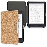 kwmobile Hülle kompatibel mit Tolino Shine 3 - Kork eReader Schutzhülle Cover Case - Hellb