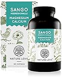 NATURE LOVE® Sango Meereskoralle - 180 Kapseln. Natürliche Quelle für Kalzium (20%) und Magnesium (10%) im körpereigenen Verhältnis von 2:1. Hochdosiert und in Deutschland p