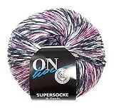 Supersocke Silk Color Sort. 310,100g 4-fädige Sockenwolle mit Seide,55% Wolle (Merino extrafein, superwash), 25% Polyamid, 20% Seide (2660)