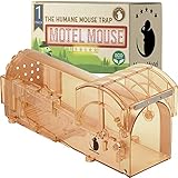 Motel Mouse MAUSEFALLE LEBEND - Hochsensitiv - Leicht zu verwenden - Haustier & Kindersicher - Wiederverwendbar - Tierfreundlich - Leb