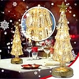 Ruiyete Dieses Design Ind Weihnachts-Lichterkette, Baum LED Home Christmas Window Curtain Tree Outdoor Year Garden Bedroom Lights Light Decorations Wedding Party LED Light (Gold)