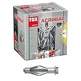 TOX Metall-Hohlraumdübel Acrobat M8 x 68 mm verzinkt, für Befestigungen in Gipskartonplatten, 25 Stück, 035101181