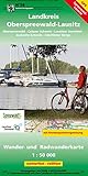 Landkreis Oberspreewald-Lausitz: Wander- und Radwanderkarte 1:50 000 GPS-Fähig wetterfest-reißfest mit Knotenpunktwegweisung