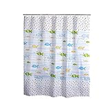 Olymajy Duschvorhang,bedruckter duschvorhang,Shower Curtains with Hooks,duschvorhänge zubehör, waschbar, wasserdicht, schimmelhemmend, antibakteriell Mit 12 Duschvorhangringen Design, 180 x 180