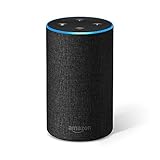 Amazon Echo (2. Gen.), Intelligenter Lautsprecher mit Alexa, Anthrazit S