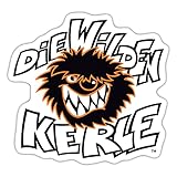 Spreadshirt Die Wilden Kerle Logo Sticker, One Size, Mattweiß