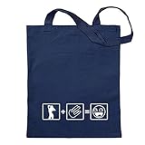 Kiwistar Shocker Formel Tragetasche Baumwolltasche Stoffbeutel Umhängetasche Langer Henk