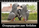 Graupapageien zum Verlieben (Tischkalender 2022 DIN A5 quer) [Calendar] Keller, Nadine [Calendar] Keller, N